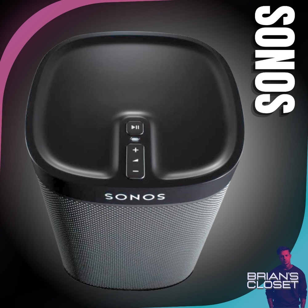 SONOS Play:1 Compact Wireless WiFi Smart Speaker & WALI Wall Mount - Black - Picture 13 of 16